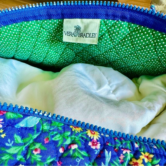 *VINTAGE 1998* VERA BRADLEY Bluebird Collection Spring 1998 Luggage SET Duffle - Picture 10 of 16